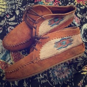 Embroidered moccasins